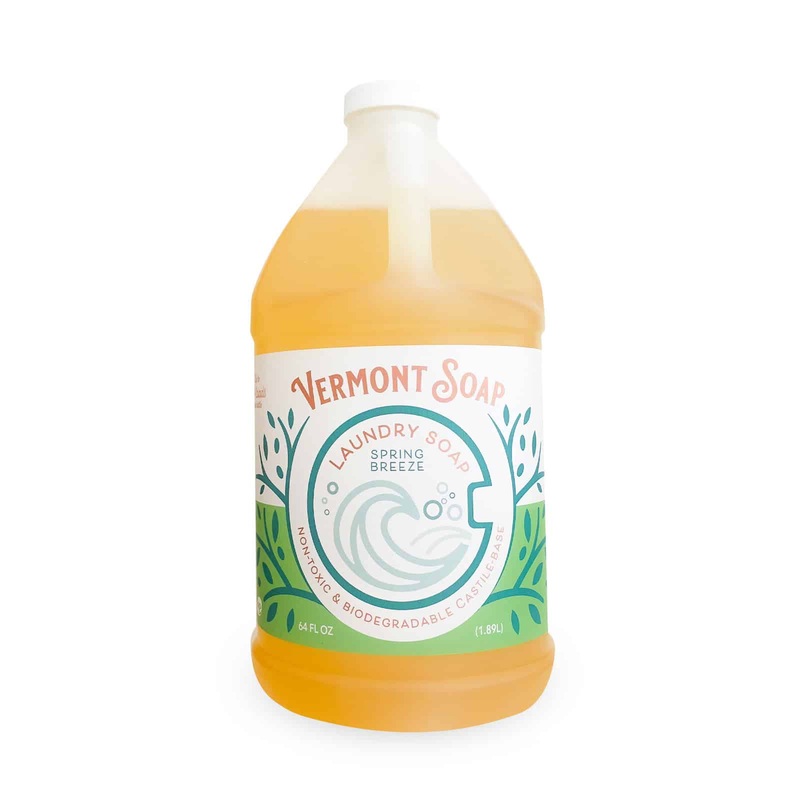 Spring Breeze Laundry Soap 64oz / 1.89 litre – Vermont Soap