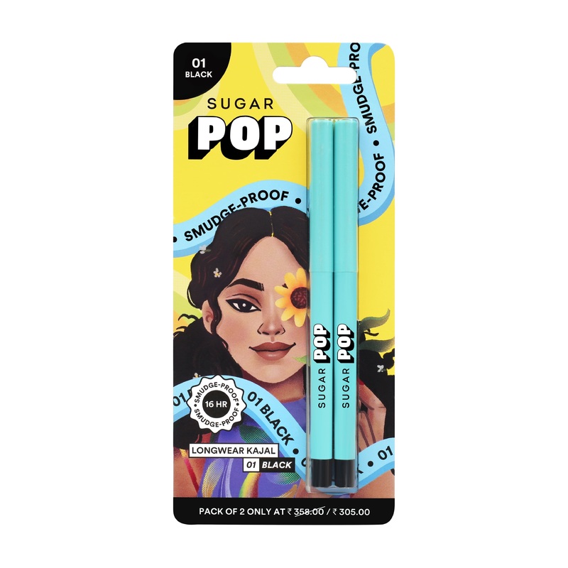 Longwear Kajal Duo – 01 Black (Gift)