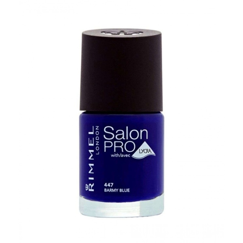 Rimmel London Salon Pro Lycra Nail Polish 447 Barmy Blue