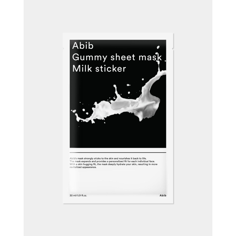 Abib Gummy Sheet Mask #Milk Sticker