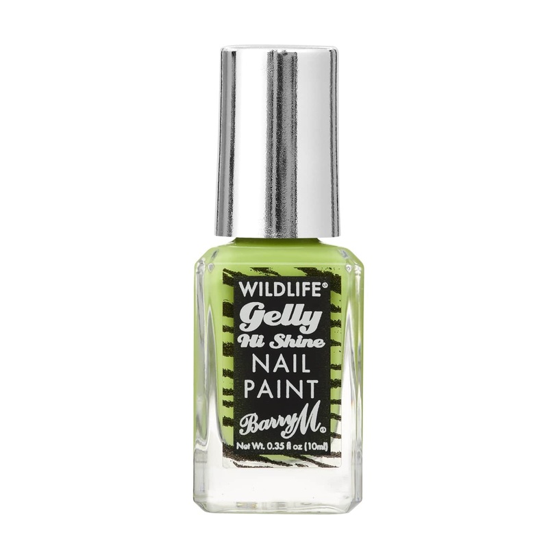 Barry M Wildlife Gelly Hi Shine Nail Paint Rainforest Green
