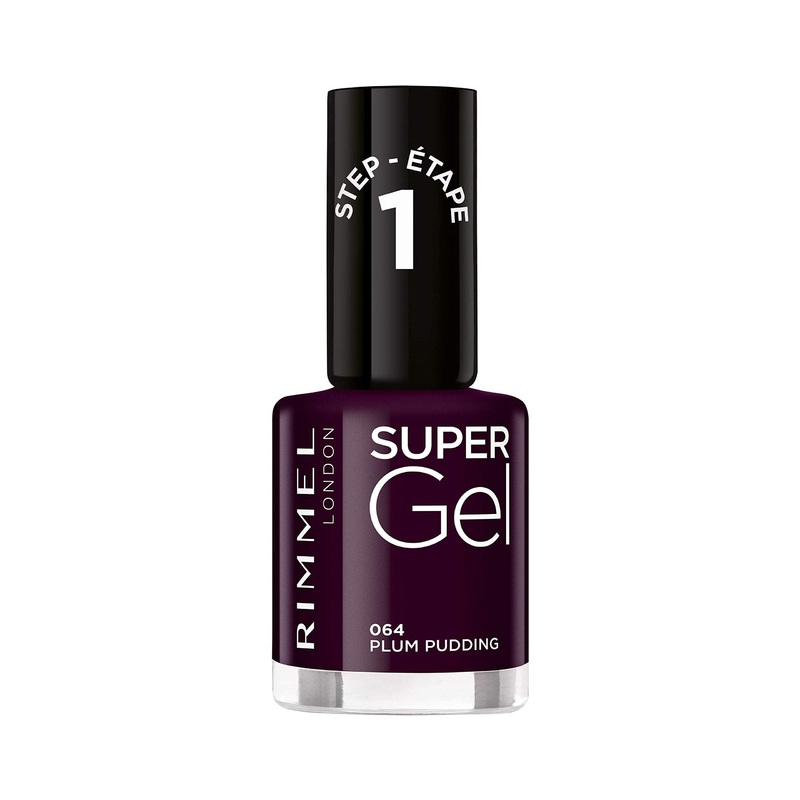Rimmel London Super Gel Nail Polish 064 Plum Pudding