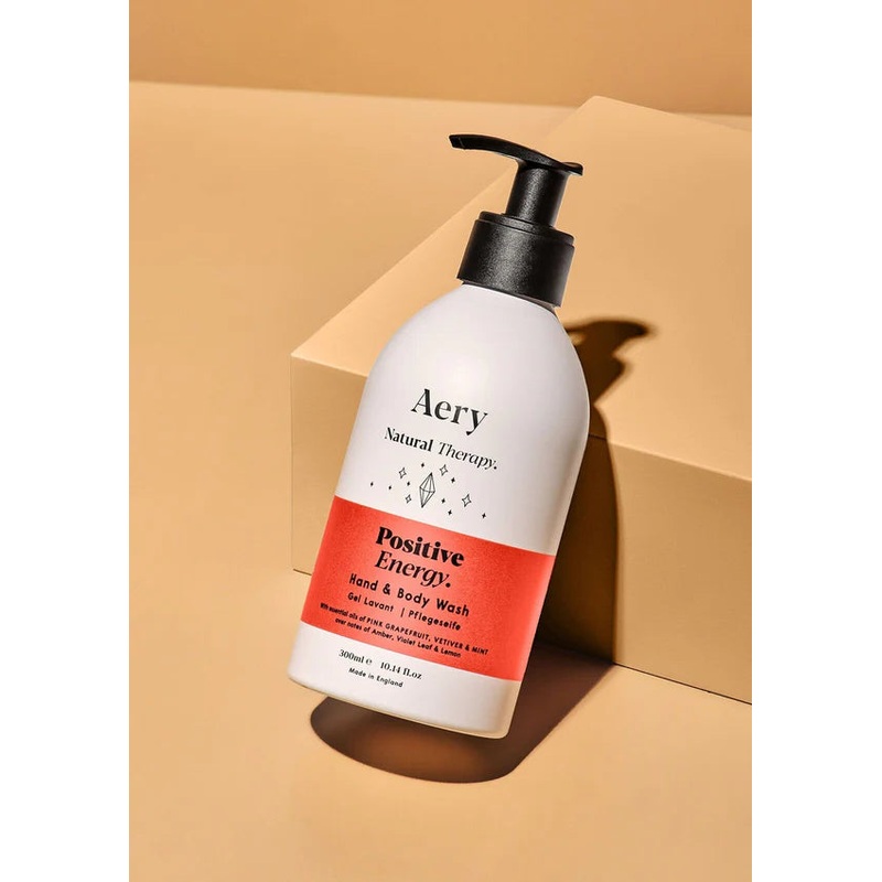 Positive Energy Hand & Body Wash- Pink Grapefruit Vetiver and Mint- Aery Living