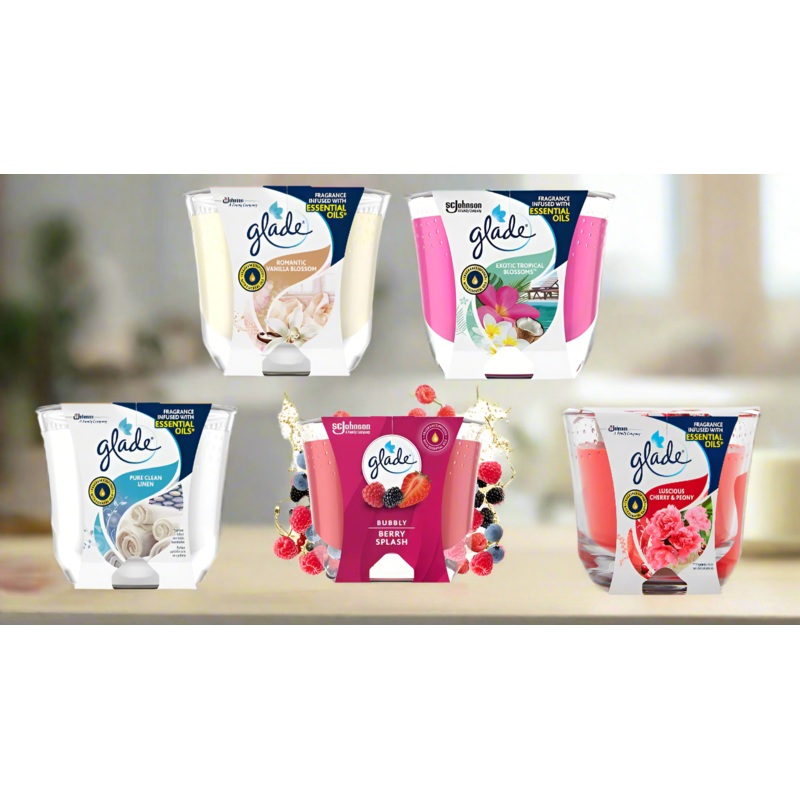 Glade Scented Candles – 129g & 224g Peaceful Relaxing Zen 129g
