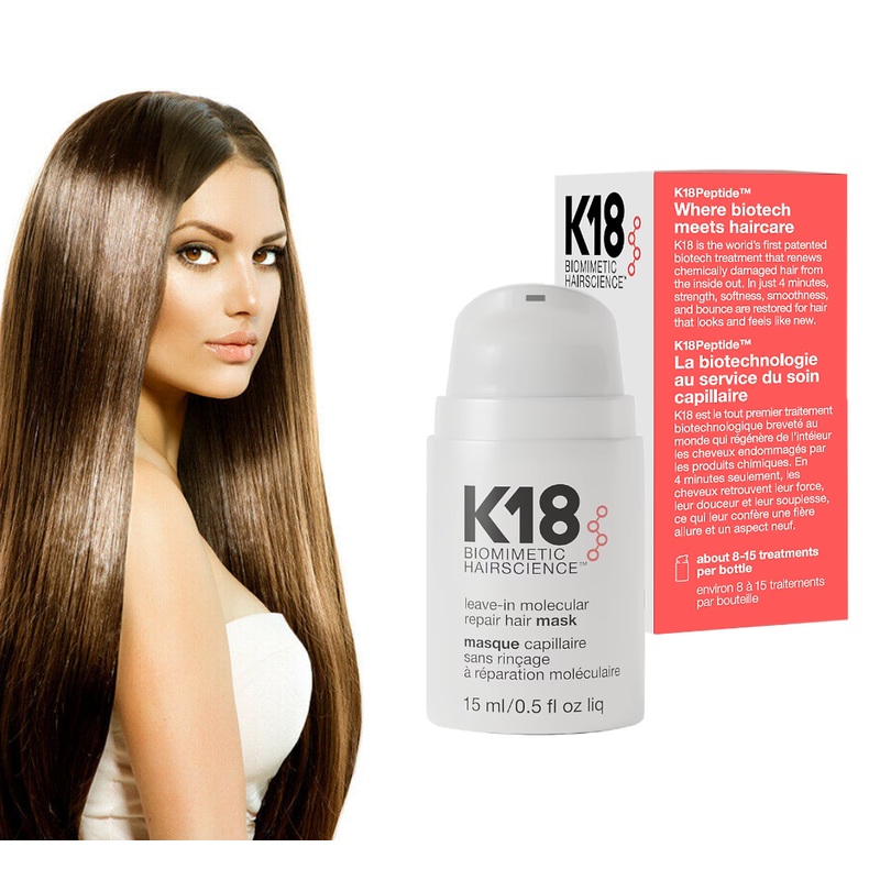 K18 Leave-In Molecular Repair Hair Mask  Professional Damage Repair for All Hair Types | FREE UK SHIPPING
