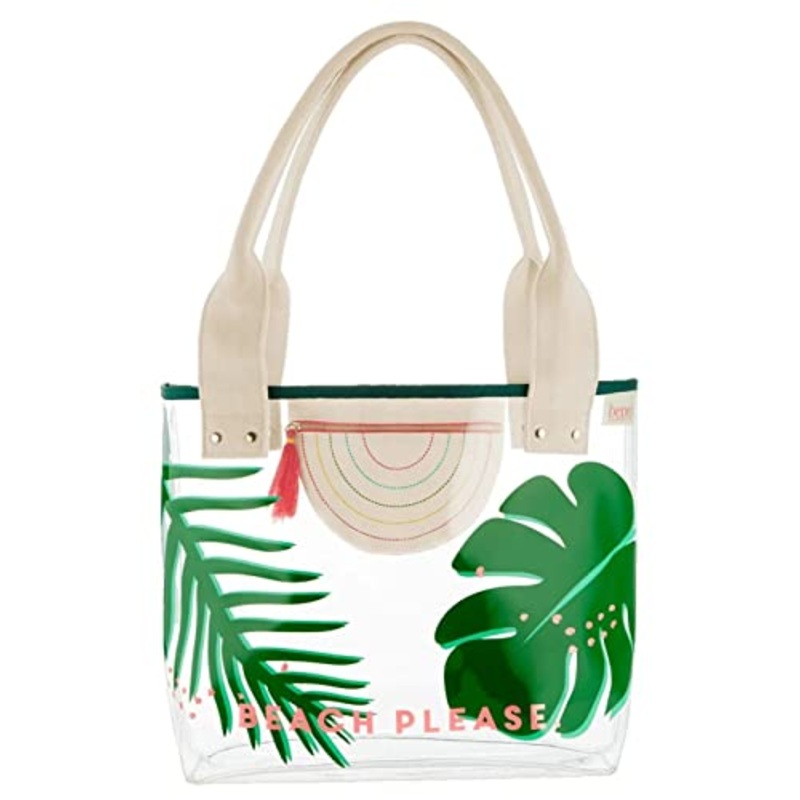 Benefit Hoola Clear Tote Beach Bag