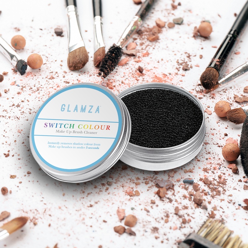 Glamza Switch Colour Brush Cleaner  Reusable Makeup Brush Cleaning Sponge | Free UK Delivery x1