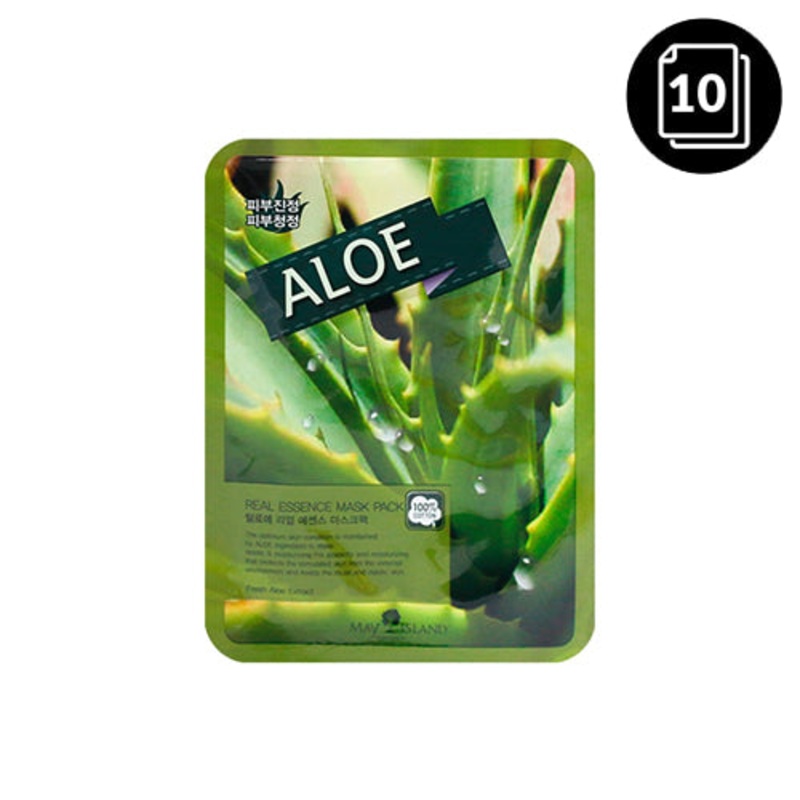MAY ISLAND Aloe Real Essence Mask Pack 10ea 10ea