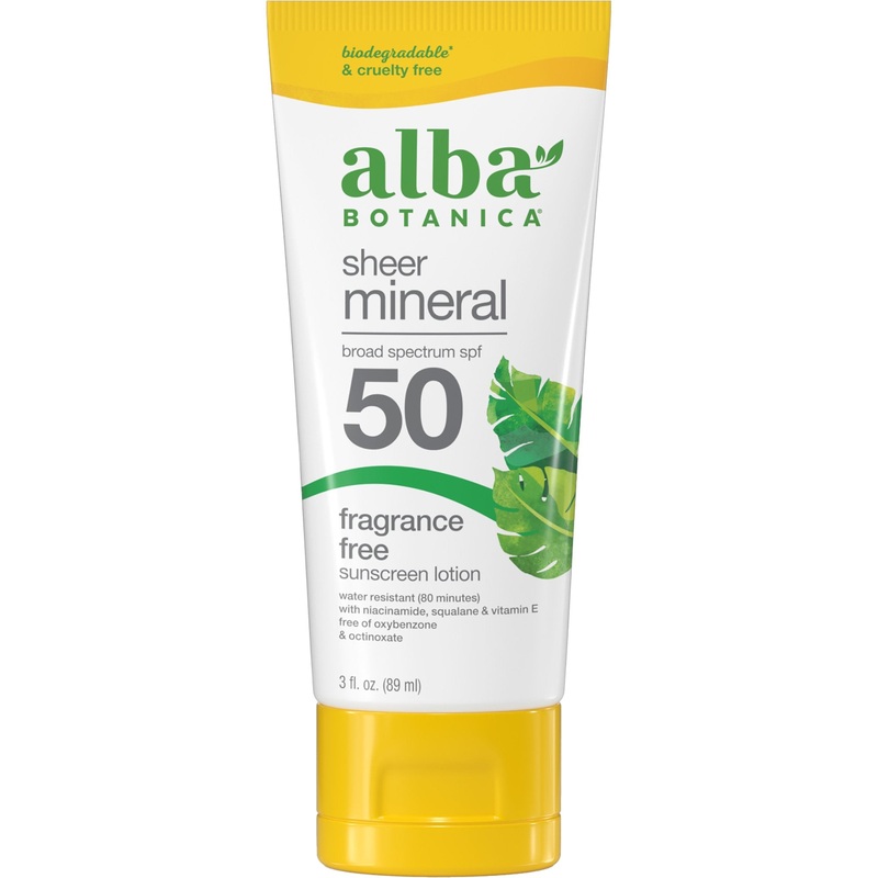 Sheer Mineral SPF 50 Sunscreen Lotion | Fragrance Free 89ml / 3floz