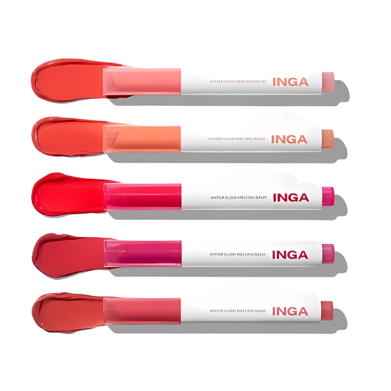 INGA Water Glow Melting Balm 1.8g 5 colors Peach Juice (Warm Tone)