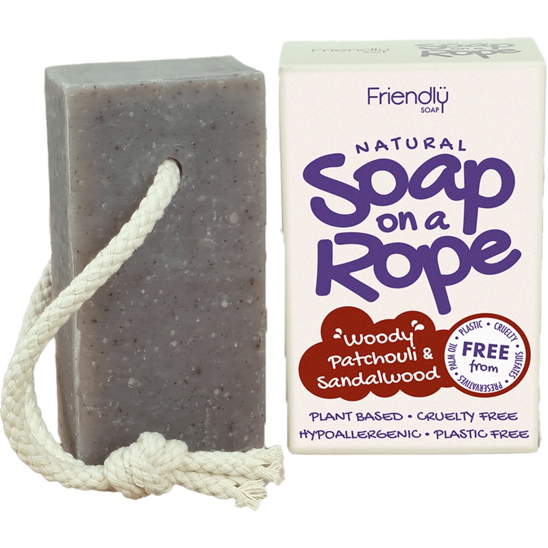 Natural Soap On A Rope | Patchouli & Sandalwood