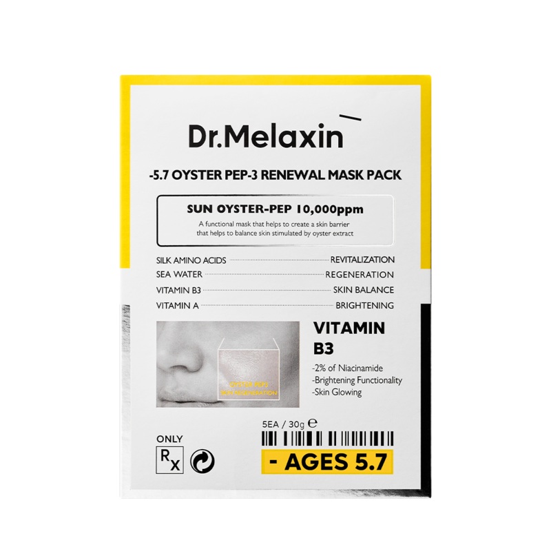 Dr.Melaxin Oyster Pep-3 Renewal 5 Masks Pack