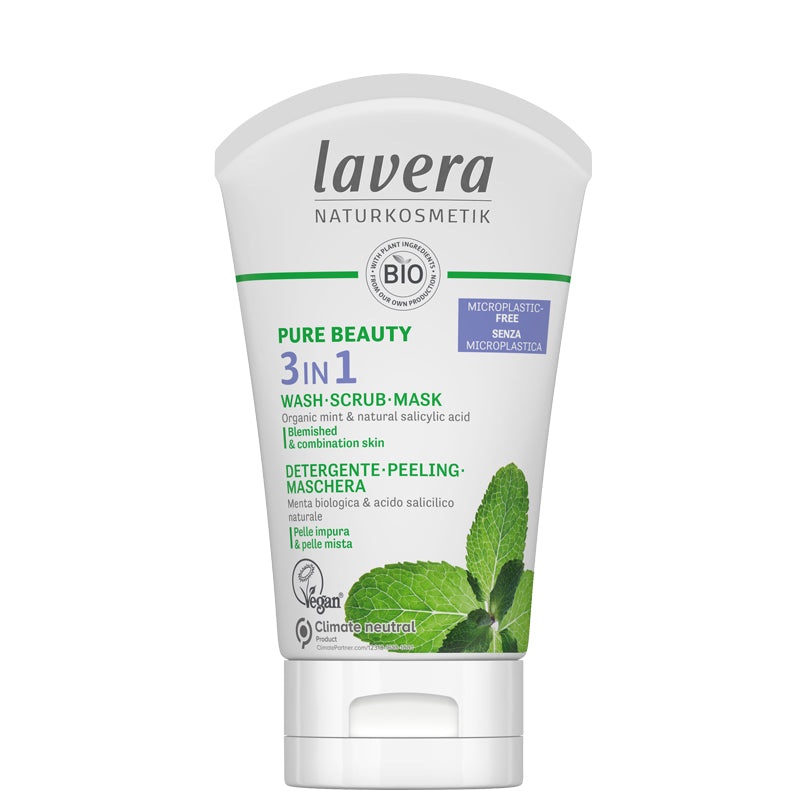 Lavera 3 in 1 Wash Scrub Mask 125ml