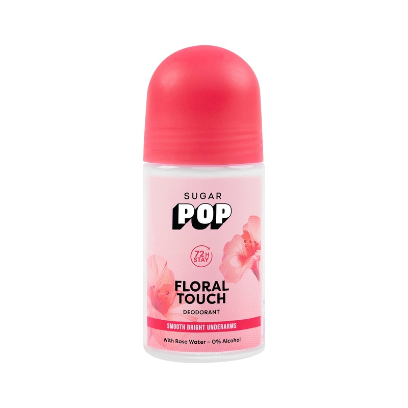 SUGAR POP Floral Touch Roll on Deodorant 50ml
