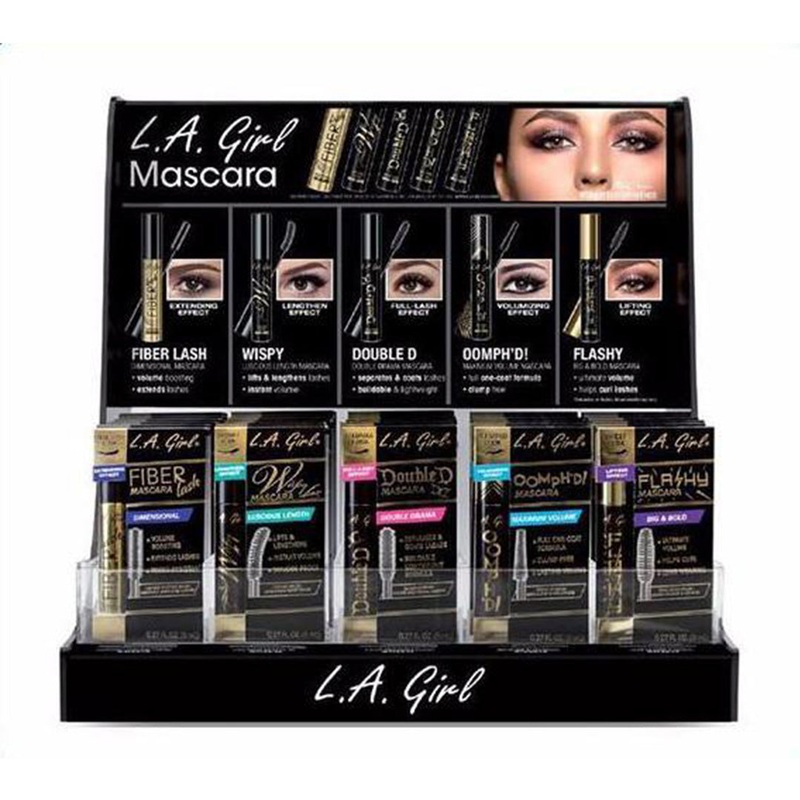 L.A. Girl Mascara Collection – Wholesale Display 75 Units (GCD260.1)