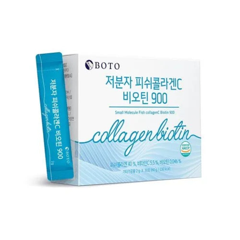 BOTO Small Molecular Fish Collagen C Biotin 900 1Box (2g x 30ea)