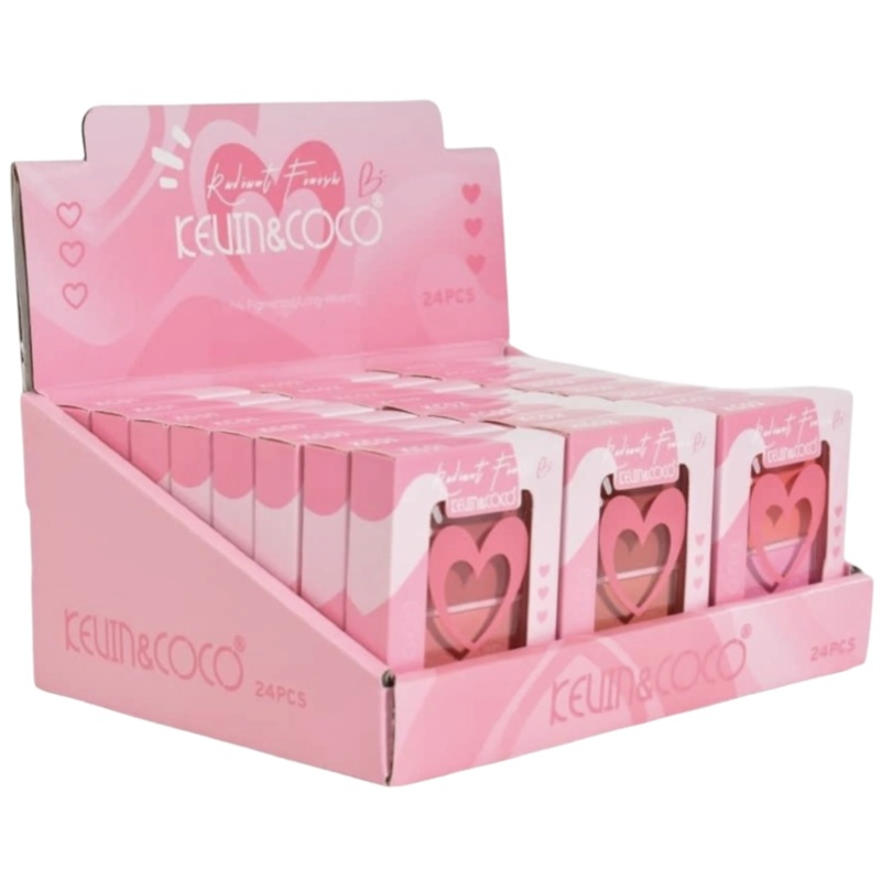 Kevin & Coco Duo Blush – Wholesale Display 24 Units (KC248506)