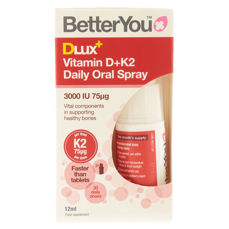 DLux+ Vitamin D+K2 Oral Spray 12ml