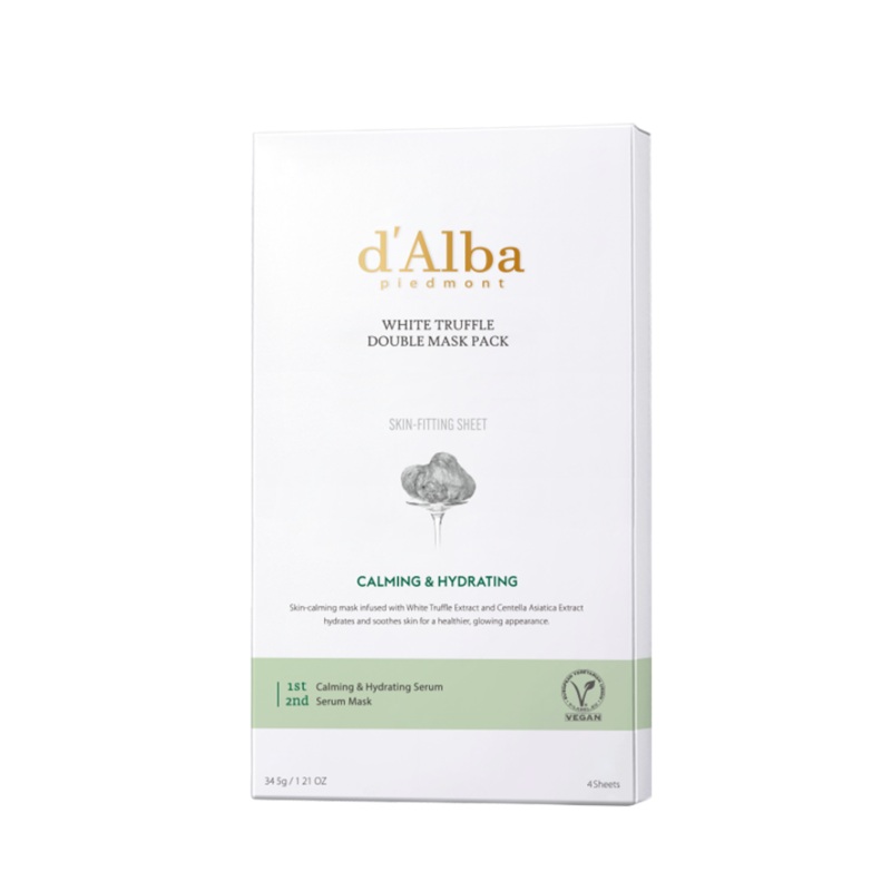 d’Alba White Truffle Double Mask Pack (Calming) 32.5g