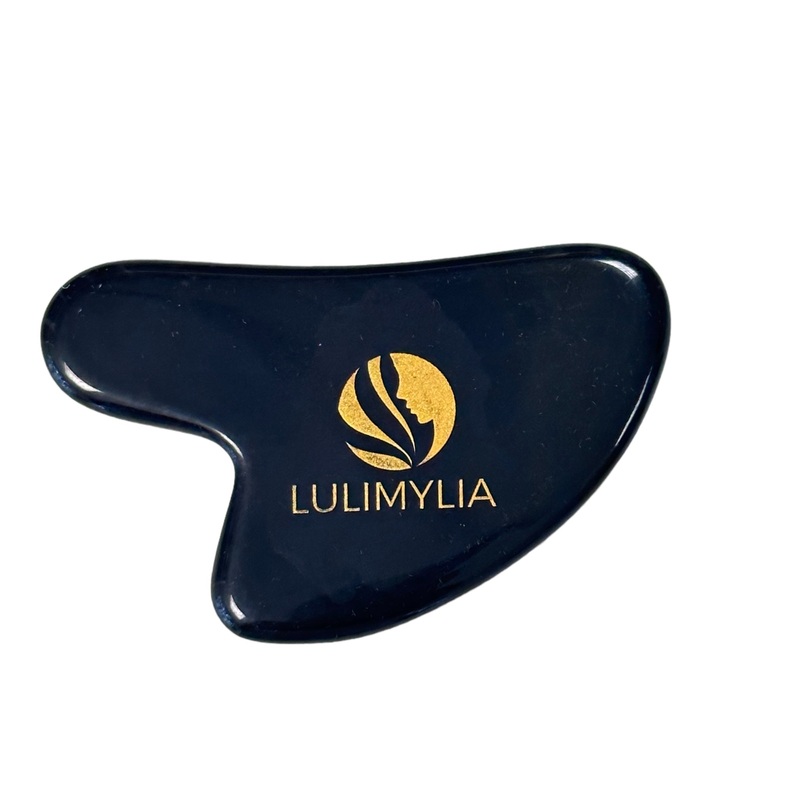 Gua Sha Lifting Anti-Inflammatory Heart – Black Obsidian