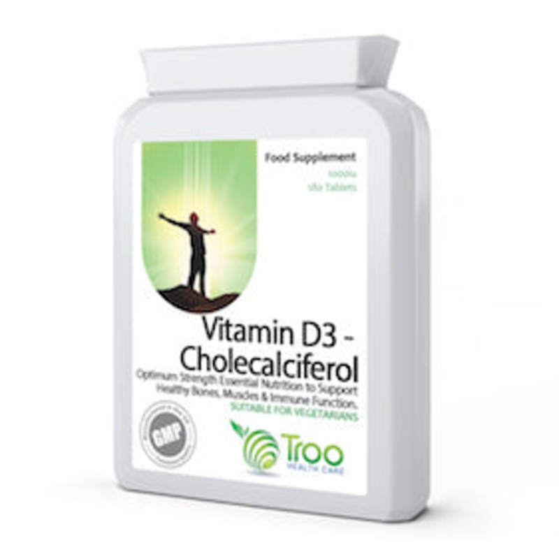 Troo Health Vitamin D3 1000iu – 180 Tablets