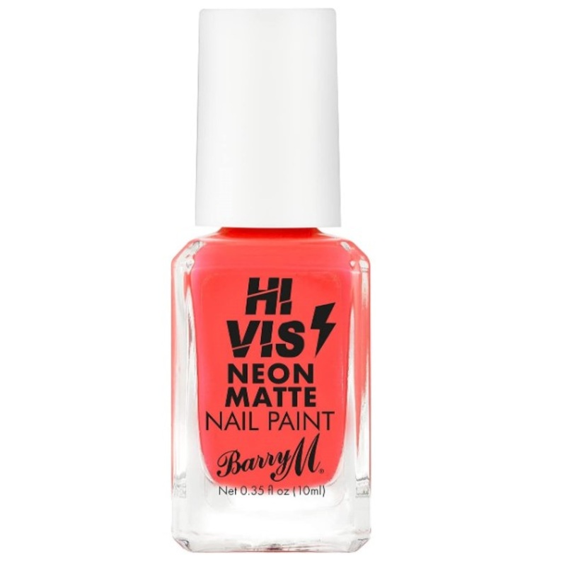 Barry M Hi Vis Neon Nail Paint Red Frenzy