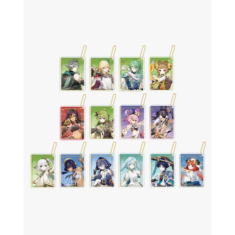 Genshin Impact Painting Series Thick Acrylic Keyring Vol.3 Alhaitham