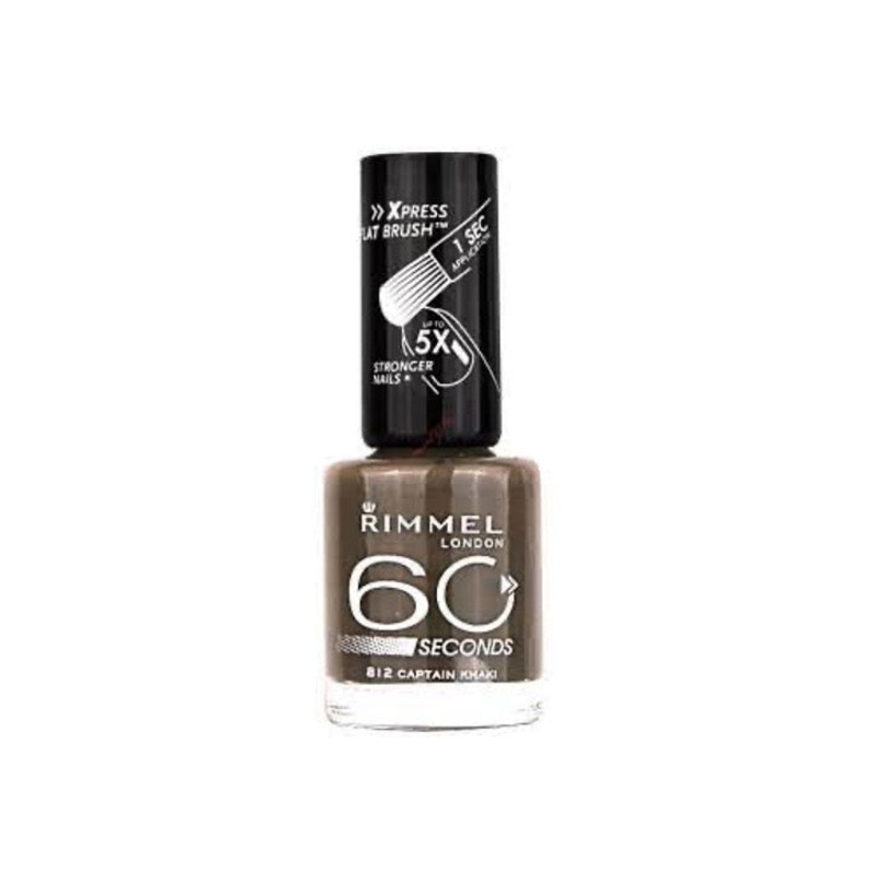 Rimmel 60 Secondsnail Polish Captain Khaki
