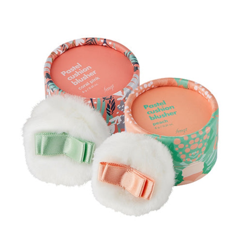 THE FACE SHOP Pastel Cushion Blusher 6g #01 Peach