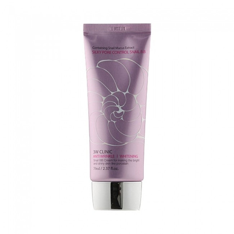 3W CLINIC Silky Pore Control Snail BB 70ml
