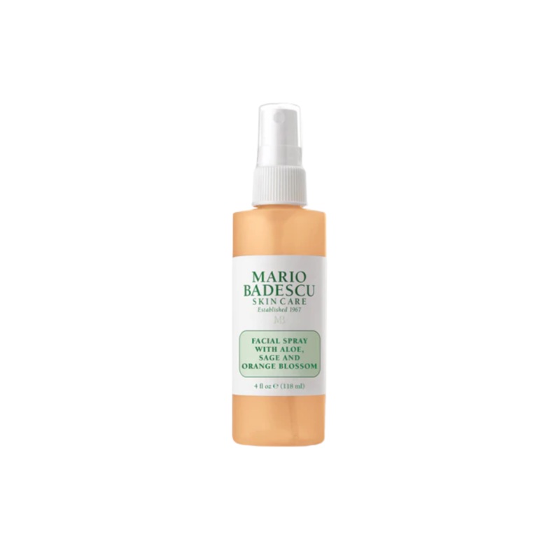 Facial Spray With Aloe, Sage, Orange Blossom Orange Blossom (4oz)