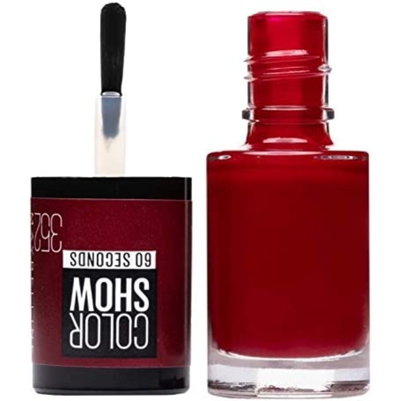 Maybelline Color Show 60 Seconds Nail Polish 352 Downtown Red