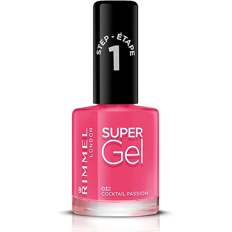 Rimmel London Super Gel Nail Polish 032 Cocktail Passion