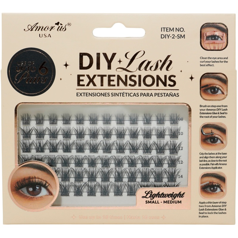 Amor Us Diy Lash Extension 2 Small Medium – Wholesale 6 Units (DIY-2-SM)