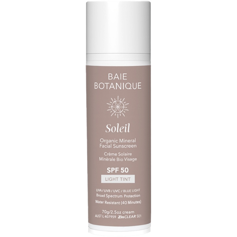 Organic Mineral Facial Sunscreen SPF 50 Tinted