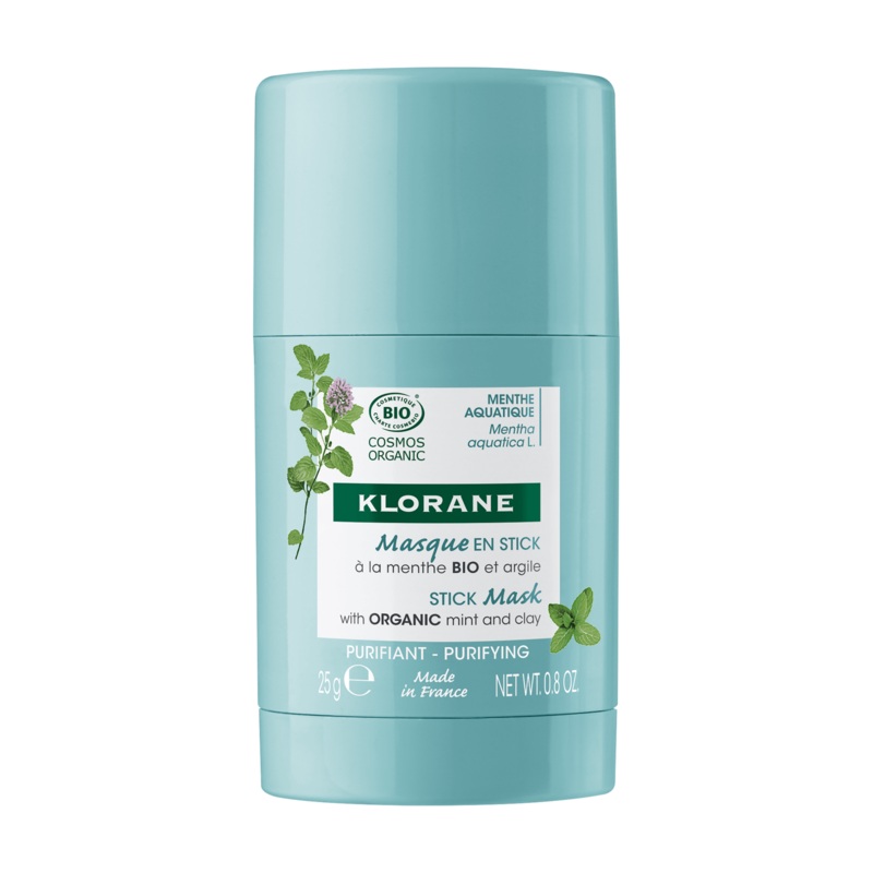 Klorane Purifying Stick Mask With Organic Aquatic Mint and Clay 25g