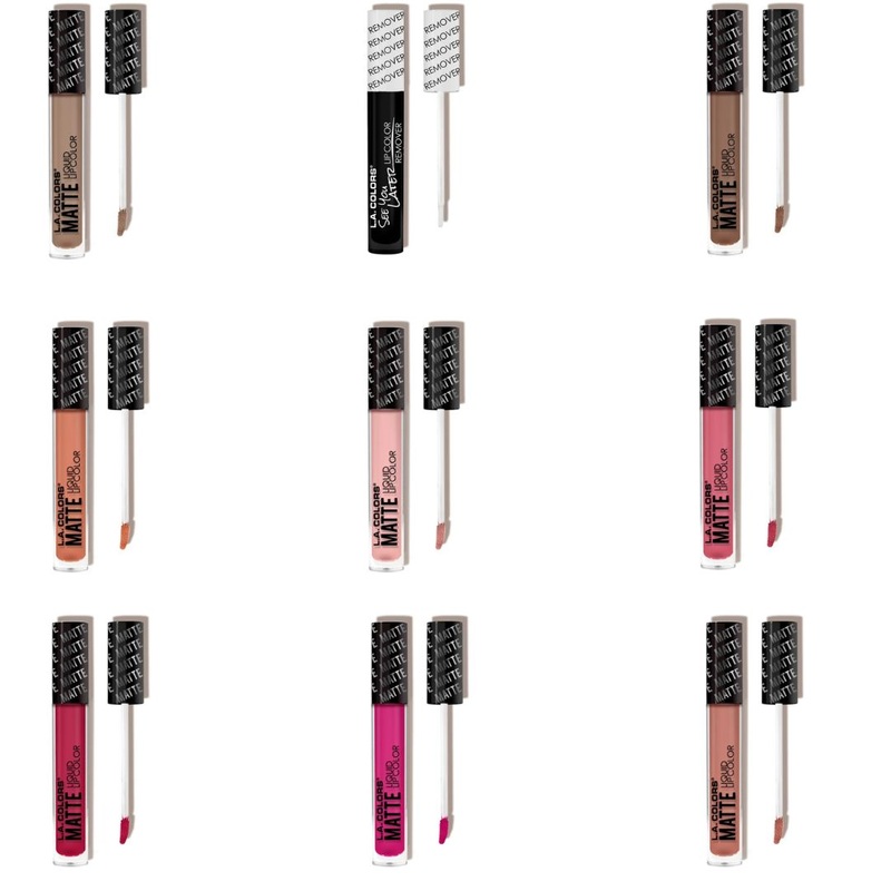 L.A. Colors Matte Liquid Lip Color Assorted – Wholesale 18 Units (CAD-78.1)