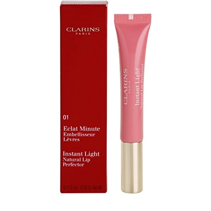 Clarins Instant Light Natural Lip Perfector 12ml 01 – Rose Shimmer