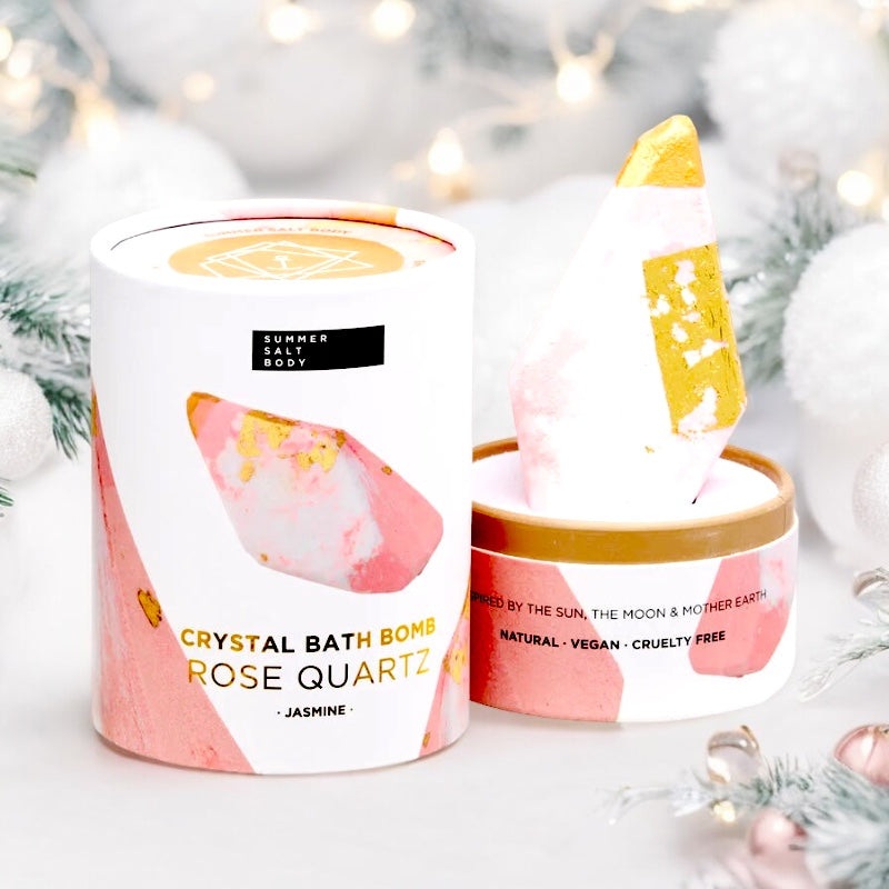 Rose Quartz Bath Bomb – Jasmine