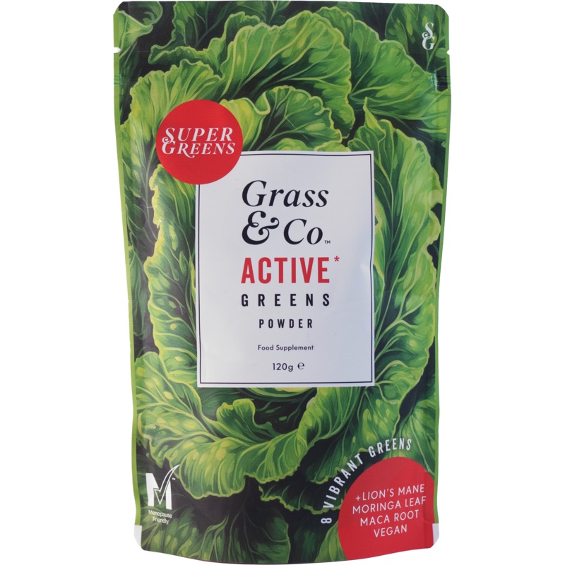 Active Super Greens Powder Pouch 120g