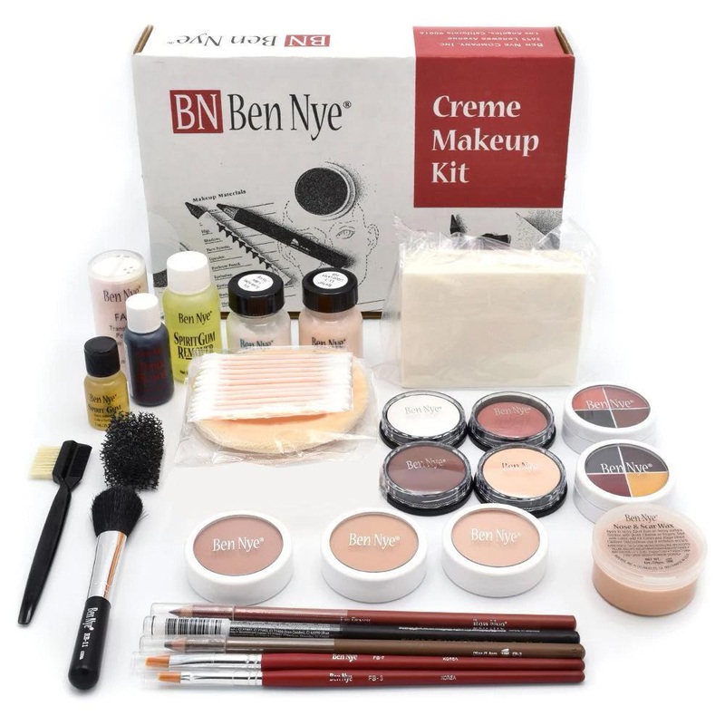 Ben Nye Theatrical Creme Makeup Kit TK-1 Fair: Light-Medium (Talc Free)