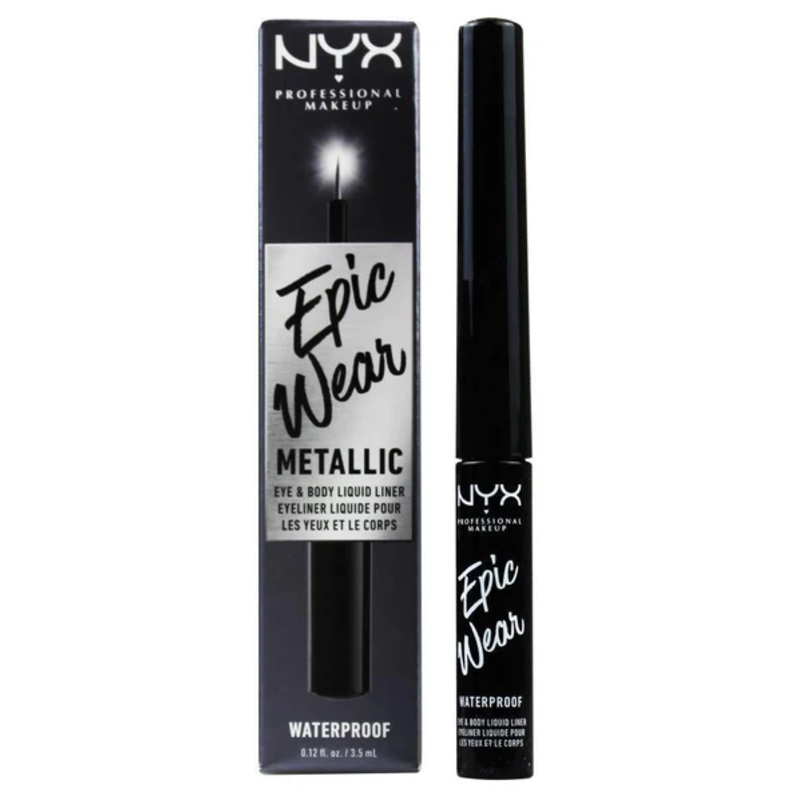 NYX Epic Wear Metallic Eye & Body Liquid Liner Waterproof 02 Gunmetal