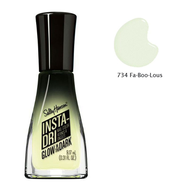 Sally Hansen Insta-Dri Nail Glow In The Dark Nail Polish 734 Fa-Boo-Lous