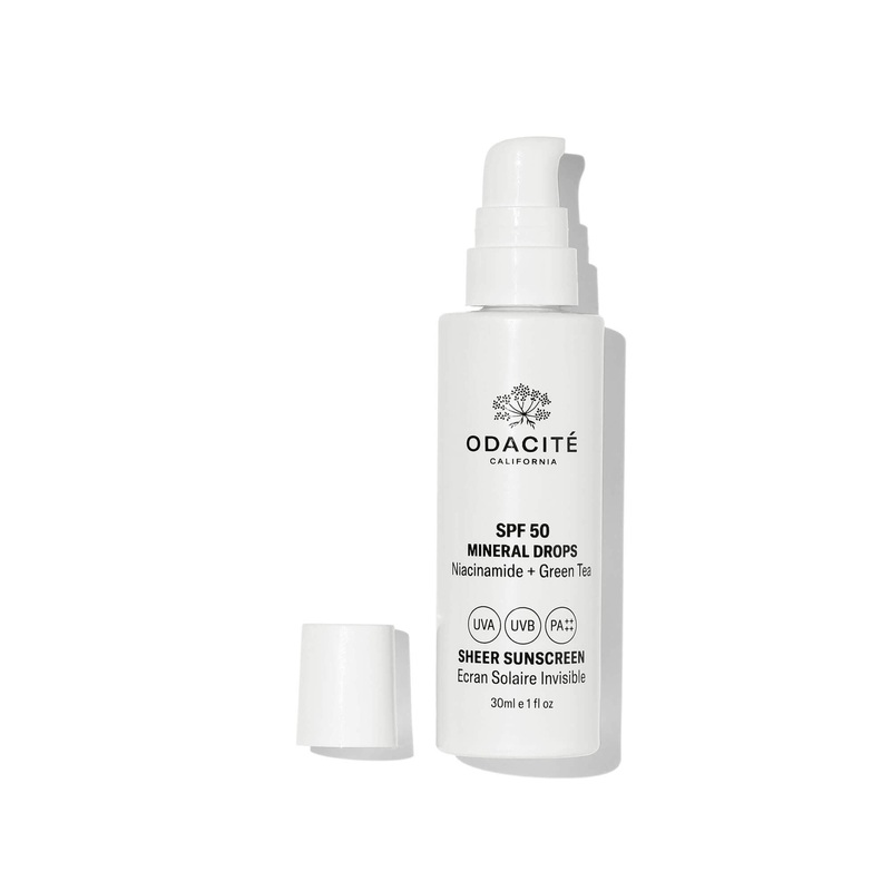 SPF50 Mineral Drops Niacinamide + Green Tea Invisible Sunscreen 30 ml