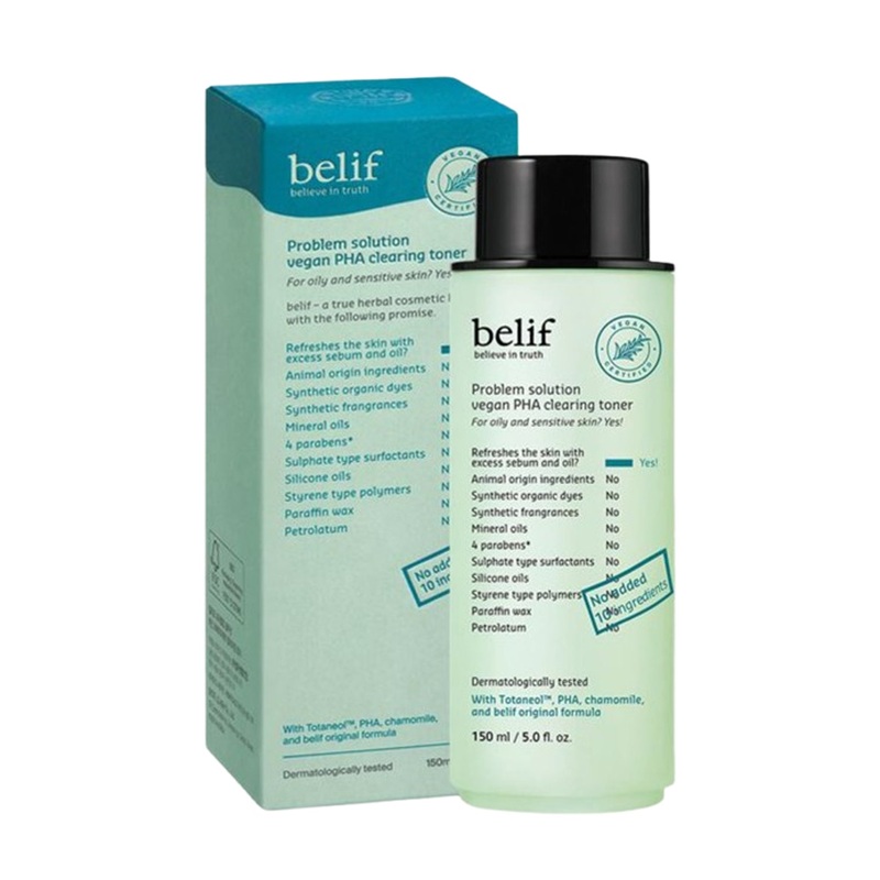 belif Problem Solution  Vegan PHA Clearing Toner 150ml