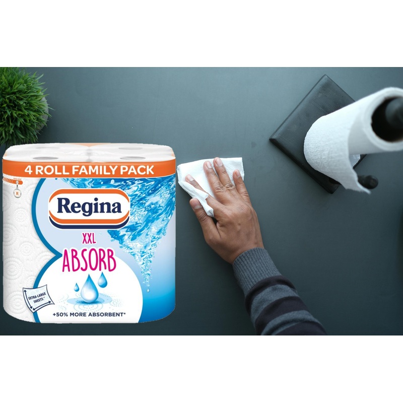 Regina XXL White ABSORB 2ply 4 Pack