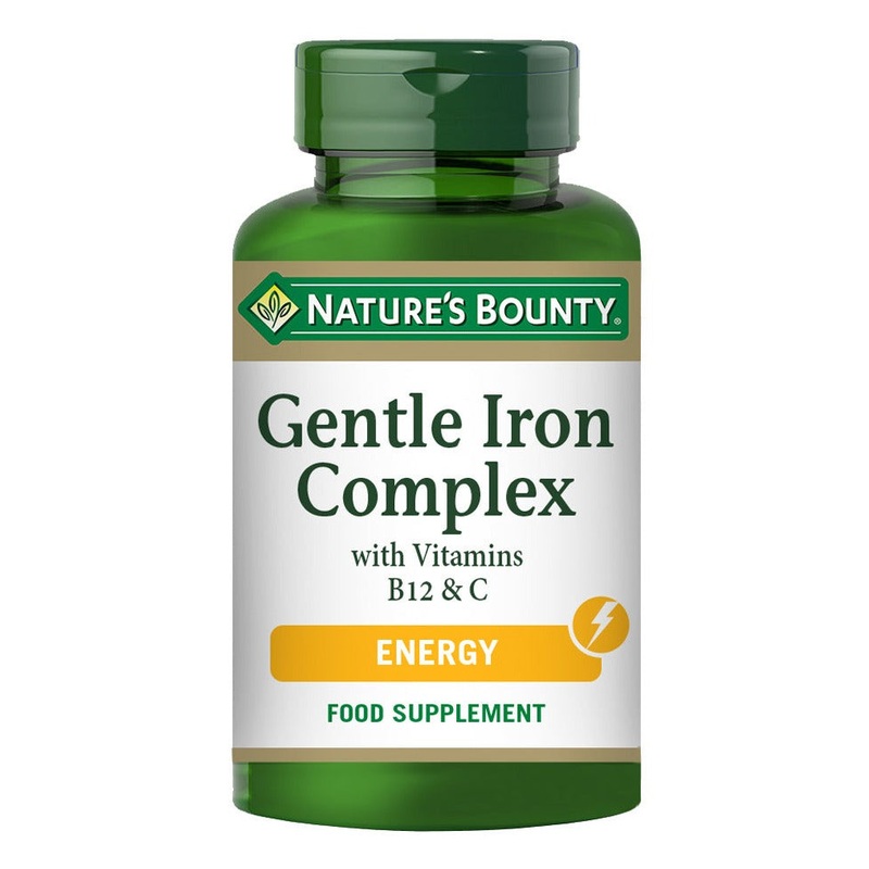 Gentle Iron Complex with Vitamins B12 and C 100 capsules