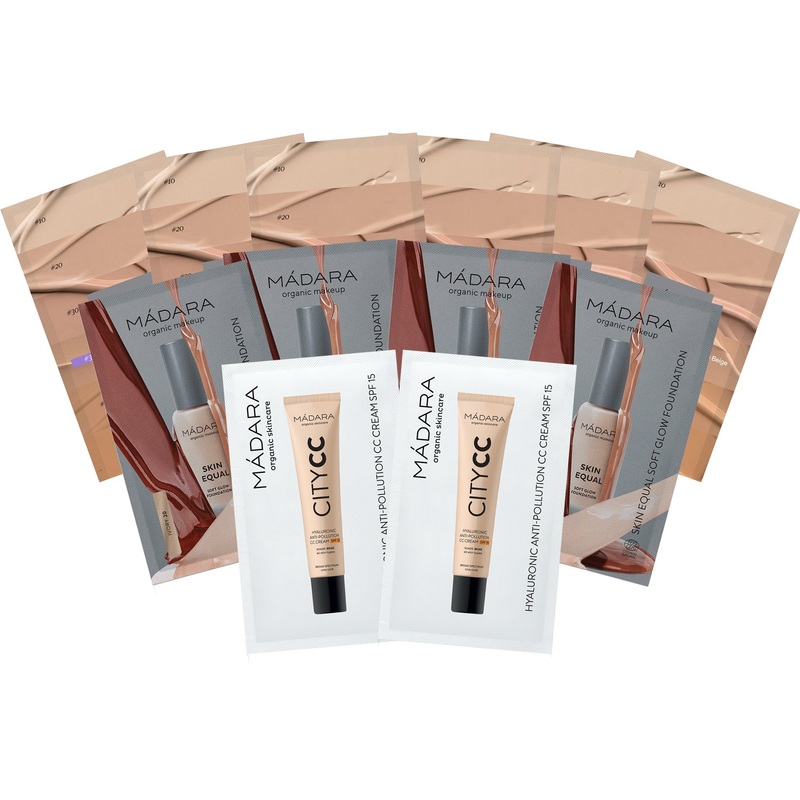 MADARA Makeup Shade Finder Sachet Pack – Free with 60 Spend Light