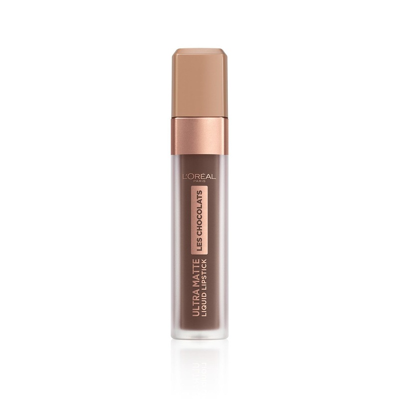 LOreal Les Chocolats Ultra Matte Liquid Lipstick 858 70% Yum