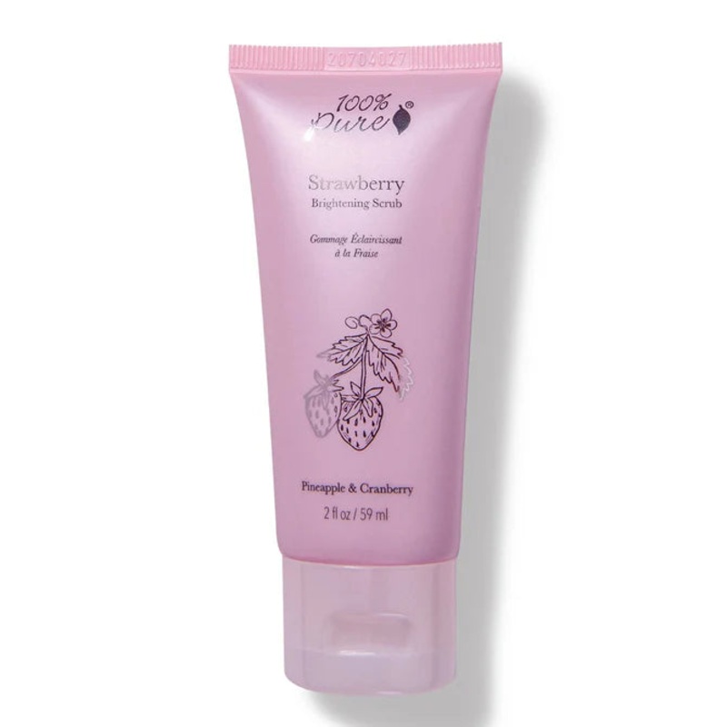 Strawberry Brightening Scrub – 100% Pure